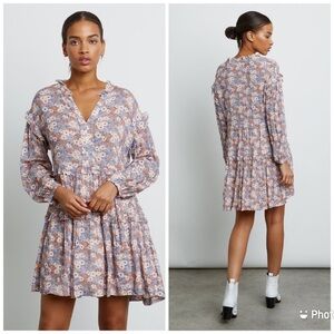 Rails Poppie Pink Jasmine Dress‎ Mini Floral Sz M
